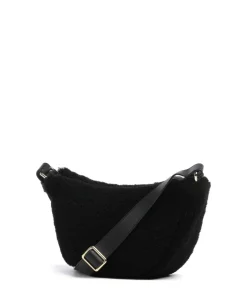 Abro Crossbody Bags-Shearling By My Side Crossbody bag fur, grained cow leather