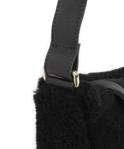 Abro Crossbody Bags-Shearling By My Side Crossbody bag fur, grained cow leather