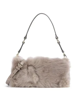 Abro Shoulder Bags|Crossbody Bags-Shearling Mila Shoulder bag fine grain leather