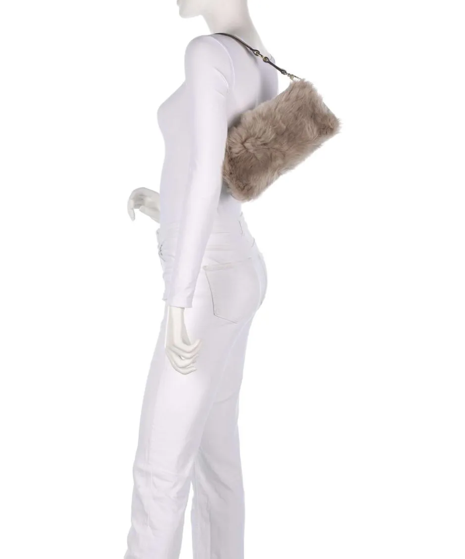 Abro Shoulder Bags|Crossbody Bags-Shearling Mila Shoulder bag fine grain leather