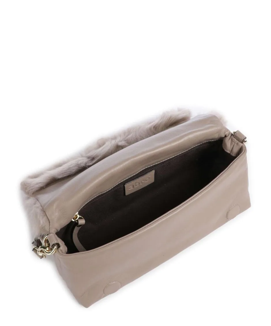 Abro Shoulder Bags|Crossbody Bags-Shearling Mila Shoulder bag fine grain leather