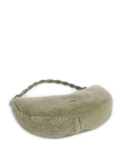 Abro Shoulder Bags-Shearling Moon Shoulder bag fur