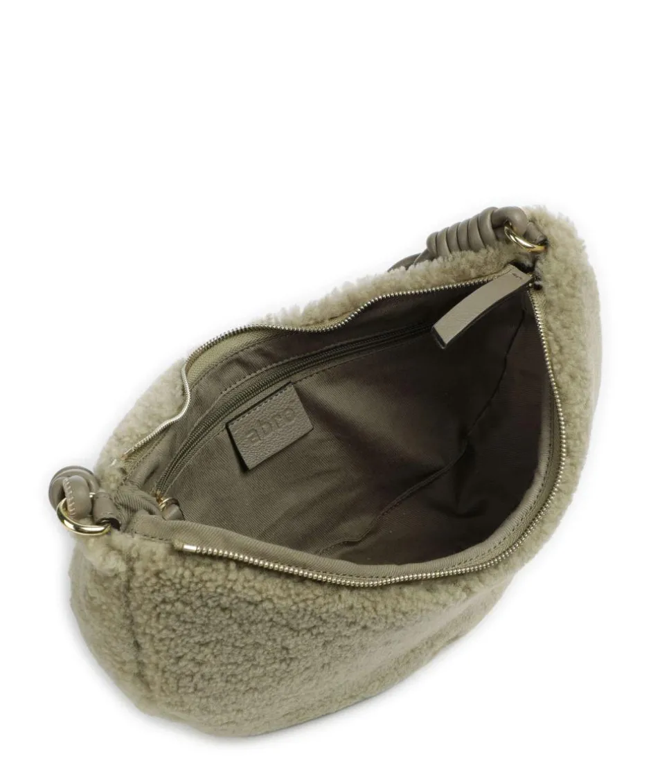 Abro Shoulder Bags-Shearling Moon Shoulder bag fur