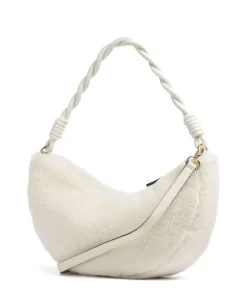 Abro Shoulder Bags-Shearling Moon Shoulder bag fur