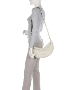 Abro Shoulder Bags-Shearling Moon Shoulder bag fur