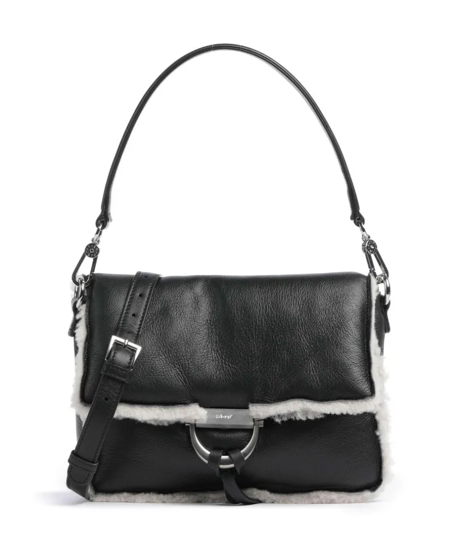 Abro Shoulder Bags|Crossbody Bags-Shearling Temi Shoulder bag soft cow leather