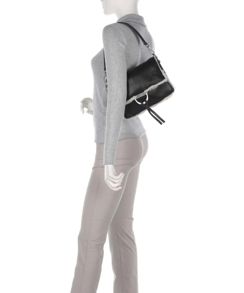 Abro Shoulder Bags|Crossbody Bags-Shearling Temi Shoulder bag soft cow leather