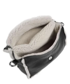 Abro Shoulder Bags|Crossbody Bags-Shearling Temi Shoulder bag soft cow leather