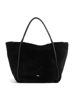 Abro Tote Bags-Shearling Willow Tote bag fur