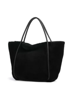 Abro Tote Bags-Shearling Willow Tote bag fur