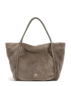Abro Tote Bags-Shearling Willow Tote bag fur