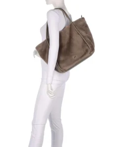 Abro Tote Bags-Shearling Willow Tote bag fur