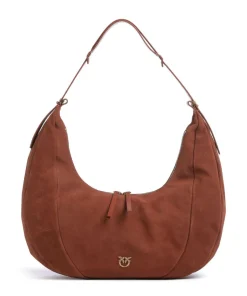 Pinko Shoulder Bags|Hobo Bags-Slouchy Big Hobo bag brushed calfskin