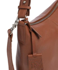 Burkely Shoulder Bags|Hobo Bags-Soft Skylar Hobo bag grained leather