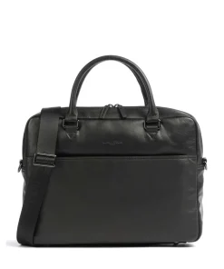 Lancaster Business- & Laptop Bags-Soft Vintage Briefcase 15″ soft cow leather