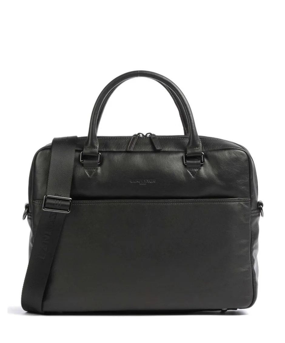 Lancaster Business- & Laptop Bags-Soft Vintage Briefcase 15″ soft cow leather