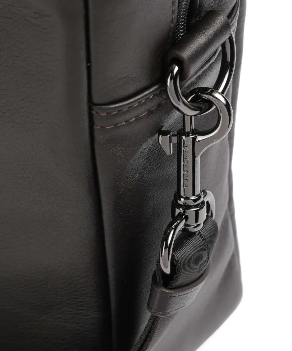 Lancaster Business- & Laptop Bags-Soft Vintage Briefcase 15″ soft cow leather
