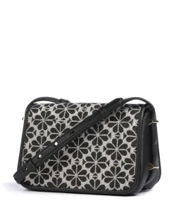 Kate Spade New York Crossbody Bags-Spade Flower Jacquard Crossbody bag fabric, fine grain cow leather