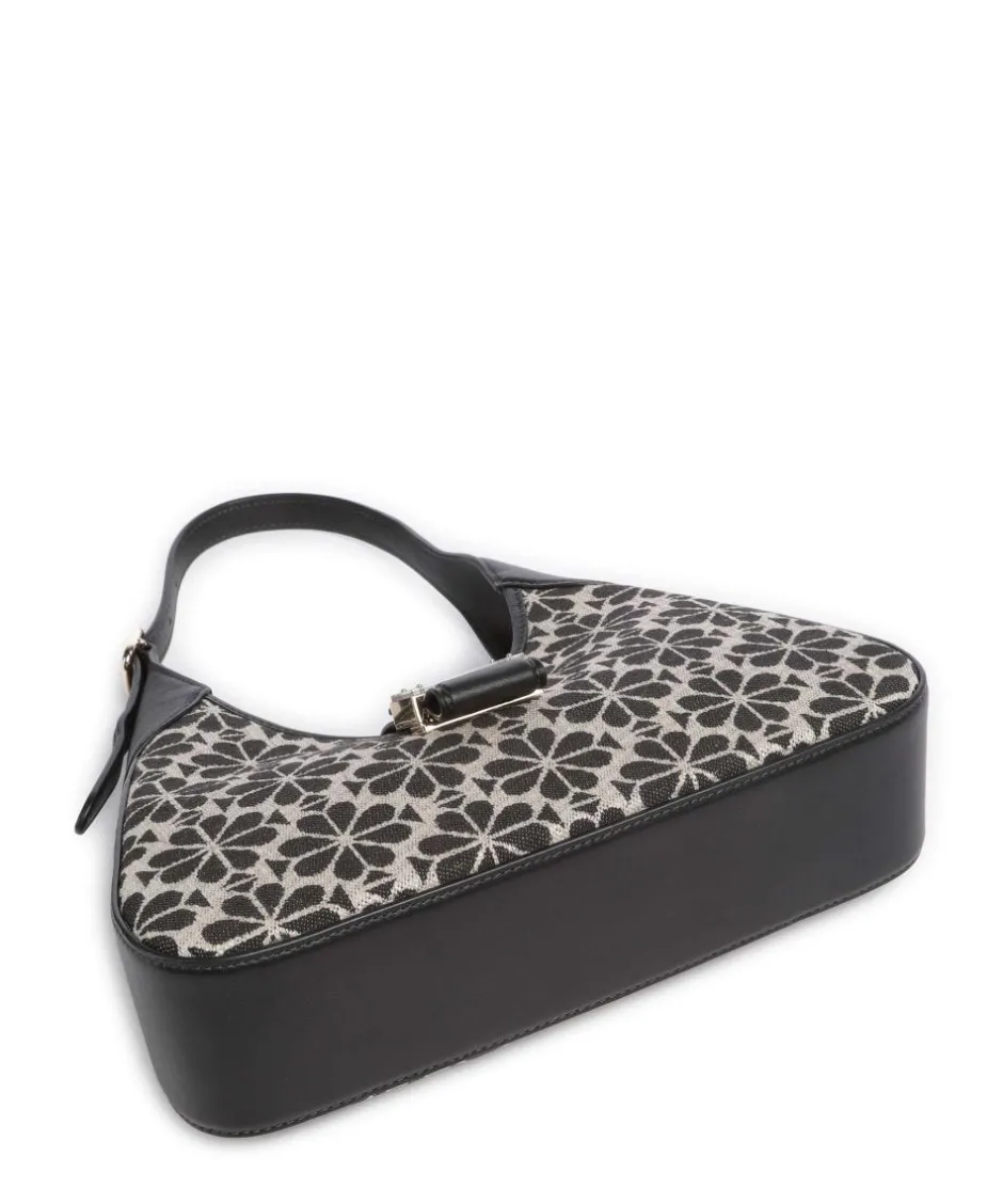 Kate Spade New York Shoulder Bags-Spade Flower Jacquard Shoulder bag fabric, fine grain cow leather