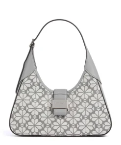 Kate Spade New York Shoulder Bags-Spade Flower Jacquard Shoulder bag fabric, fine grain cow leather