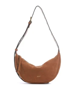 Abro Shoulder Bags|Crossbody Bags-Suede By My Side Small Shoulder bag brushed leather