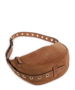 Abro Shoulder Bags|Crossbody Bags-Suede By My Side Small Shoulder bag brushed leather