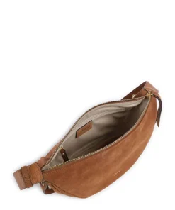 Abro Shoulder Bags|Crossbody Bags-Suede By My Side Small Shoulder bag brushed leather