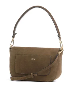 Abro Shoulder Bags|Crossbody Bags-Suede Camilla Shoulder bag brushed leather