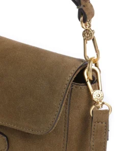 Abro Shoulder Bags|Crossbody Bags-Suede Camilla Shoulder bag brushed leather