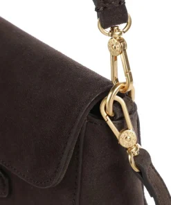 Abro Shoulder Bags|Crossbody Bags-Suede Camilla Shoulder bag brushed leather