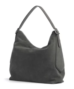 Abro Shoulder Bags|Hobo Bags-Suede Carina Hobo bag brushed leather