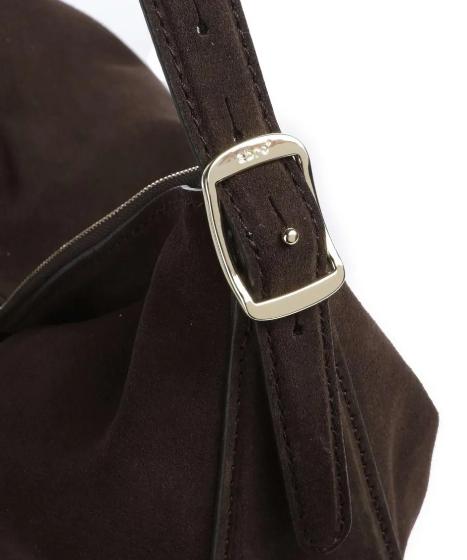 Abro Shoulder Bags|Hobo Bags-Suede Carina Hobo bag brushed leather