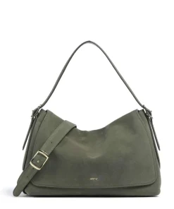 Abro Shoulder Bags|Hobo Bags-Suede Carina Hobo bag brushed leather