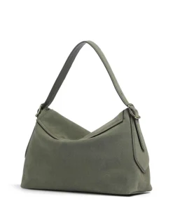 Abro Shoulder Bags|Hobo Bags-Suede Carina Hobo bag brushed leather