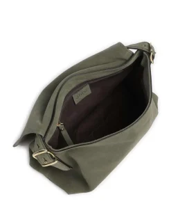 Abro Shoulder Bags|Hobo Bags-Suede Carina Hobo bag brushed leather