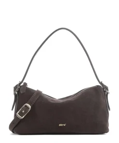 Abro Shoulder Bags|Crossbody Bags-Suede Carina Shoulder bag brushed leather