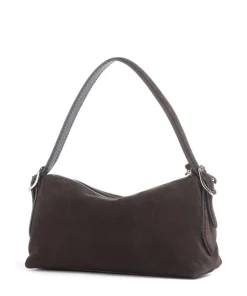 Abro Shoulder Bags|Crossbody Bags-Suede Carina Shoulder bag brushed leather
