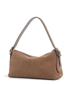 Abro Shoulder Bags|Crossbody Bags-Suede Carina Shoulder bag brushed leather