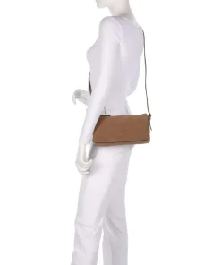 Abro Shoulder Bags|Crossbody Bags-Suede Carina Shoulder bag brushed leather