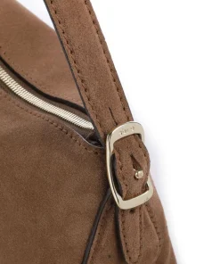 Abro Shoulder Bags|Crossbody Bags-Suede Carina Shoulder bag brushed leather