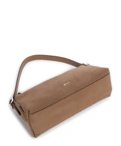 Abro Shoulder Bags|Crossbody Bags-Suede Carina Shoulder bag brushed leather