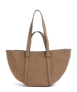 Abro Tote Bags|Handbags-Suede Cosmo Medium Tote bag brushed leather