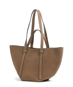 Abro Tote Bags|Handbags-Suede Cosmo Medium Tote bag brushed leather