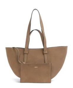 Abro Tote Bags|Handbags-Suede Cosmo Medium Tote bag brushed leather
