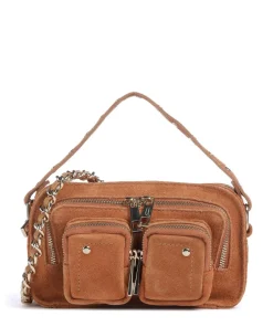 Núnoo Handbags|Crossbody Bags-Suede Helena Crossbody bag brushed leather
