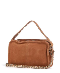 Núnoo Handbags|Crossbody Bags-Suede Helena Crossbody bag brushed leather