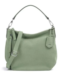 Abro Shoulder Bags|Hobo Bags-Suede Juna Hobo bag brushed cow leather