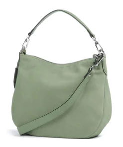 Abro Shoulder Bags|Hobo Bags-Suede Juna Hobo bag brushed cow leather