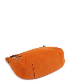 Abro Shoulder Bags|Hobo Bags-Suede Juna Hobo bag brushed cow leather