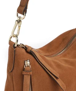Abro Shoulder Bags|Hobo Bags-Suede Juna Small Hobo bag brushed leather
